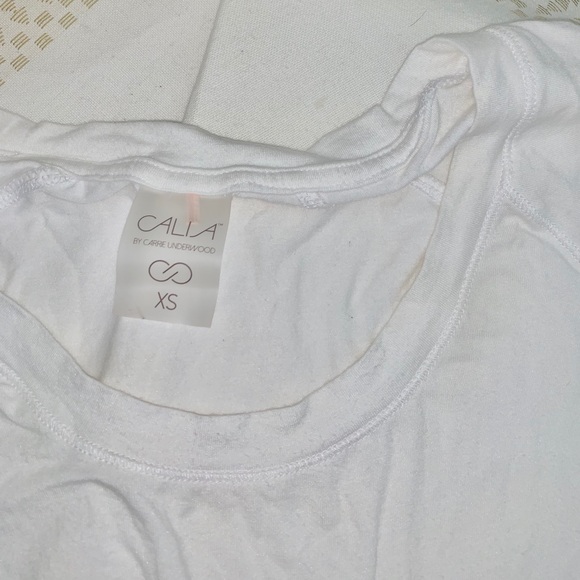 Calia by Carrie Underwood white oval neck. Sz.XS - Picture 2 of 3